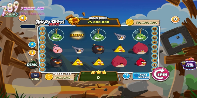 Hướng dẫn chơi game Angry Birds Slots cực đơn giản và dễ hiểu